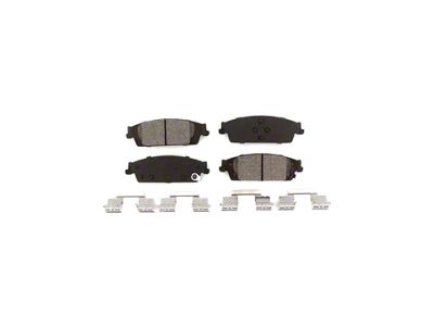 Semi-Metallic Brake Pads; Rear Pair (14-18 Silverado 1500)