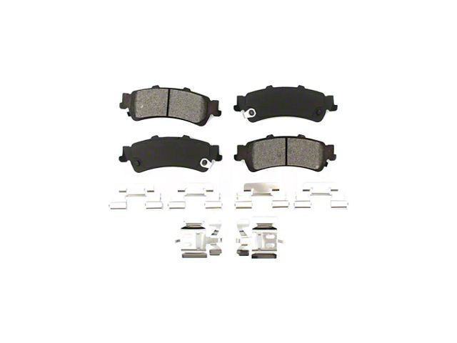 Semi-Metallic Brake Pads; Rear Pair (99-06 Silverado 1500 w/ Single Piston Rear Calipers)