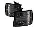 Signature Series Version 3 LED DRL Projector Headlights; Smoke (07-13 Silverado 1500)