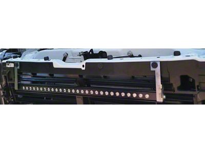 Single 30-Inch Amber LED Light Bar with Grille Mounting Brackets (22-24 Silverado 1500)