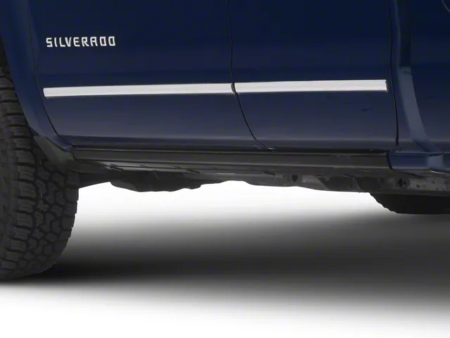 Rocker Panels Silverado Silverado 1500 Slip-On Rocker Panel with Sills; Driver Side (14-18 ...