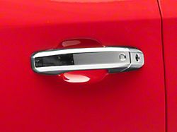 Smart Key Door Handle Covers; Chrome (19-24 Silverado 1500)
