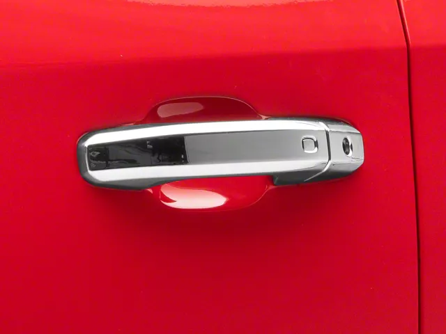 Smart Key Door Handle Covers; Chrome (19-24 Silverado 1500)