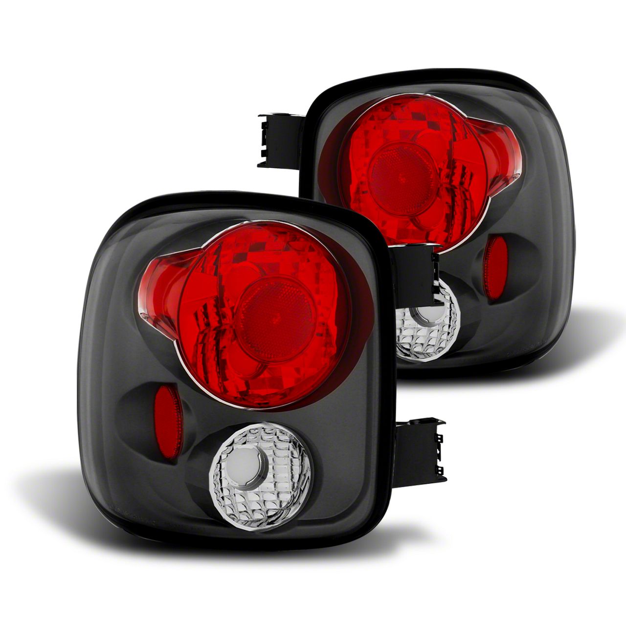 Raxiom Silverado 1500 Axial Series Tail Lights; Black Housing; Smoked ...