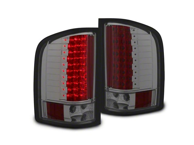 Raxiom LED Tail Lights; Black Housing; Smoked Lens (07-13 Silverado 1500)