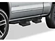 Square Tube Drop Style Nerf Side Step Bars; Matte Black (07-18 Silverado 1500 Extended/Double Cab)