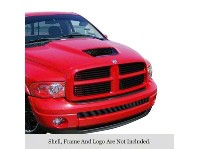 Stainless Steel Billet Lower Grille; Black (03-06 Silverado 1500 SS)