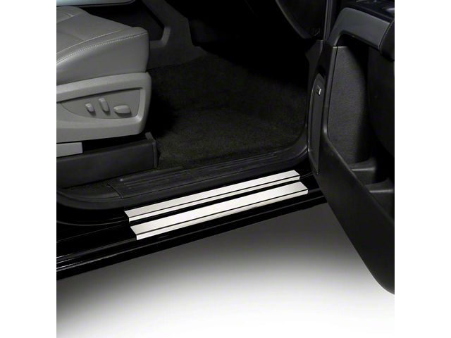 Putco Stainless Steel Door Sills (19-24 Silverado 1500 Regular Cab, Double Cab)