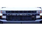 Putco Stainless Steel Tailgate Insert Letters; Stamped Version (19-25 Silverado 1500)