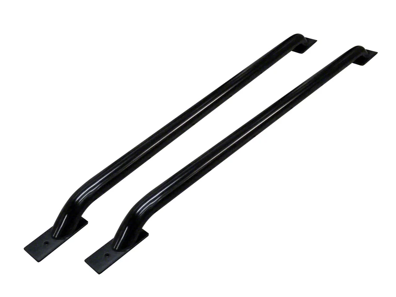 Go Rhino Silverado 1500 Stock Pocket Bed Rails; Black 8039B (0713 Silverado 1500 w/ 5.80Foot