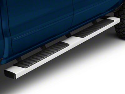 6-Inch Straight Running Boards; Brushed (07-18 Silverado 1500 Crew Cab)