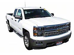 STX300 Running Boards; Stainless Steel (07-18 Silverado 1500 Extended/Double Cab)