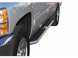 STX300 Running Boards; Stainless Steel (07-18 Silverado 1500 Crew Cab)
