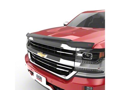 EGR Superguard Hood Guard; Matte Black (14-15 Silverado 1500)