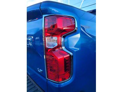 Tail Light Bezels; Chrome (19-25 Silverado 1500)