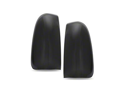 Tail Light Covers; Carbon Fiber Look (14-18 Silverado 1500)