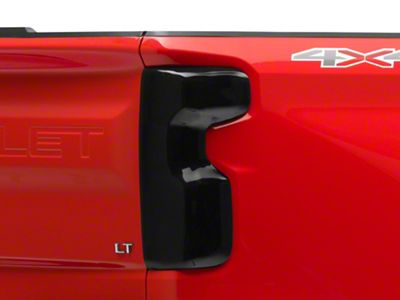 Tail Light Covers; Smoked (19-24 Silverado 1500)