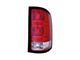 CAPA Replacement Tail Light; Chrome Housing; Red/Clear Lens; Passenger Side (09-13 Silverado 1500)