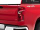 Tail Lights; Chrome Housing; Red Lens (19-23 Silverado 1500 w/ Factory Halogen Tail Lights)