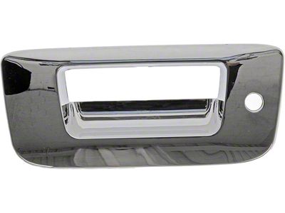 Tailgate Handle Bezel; All Chrome; With Keyhole (07-13 Silverado 1500)