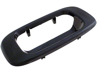 Tailgate Handle Bezel; Smooth Black (99-06 Silverado 1500)