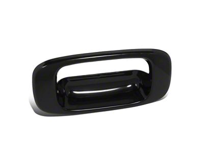Tailgate Handle Bezel; Smooth Black (99-06 Silverado 1500)