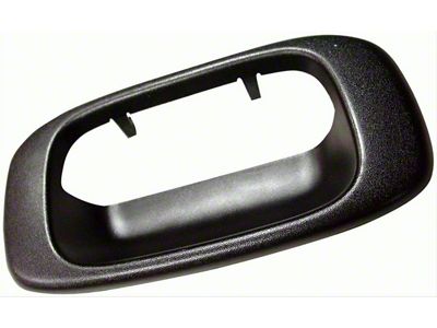 Replacement Tailgate Handle Bezel; Textured Black (99-02 Silverado 1500)