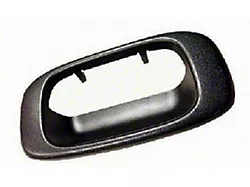 Replacement Tailgate Handle Bezel; Textured Black (03-06 Silverado 1500)
