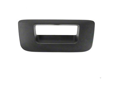 Tailgate Handle Bezel; Textured Black (07-13 Silverado 1500)