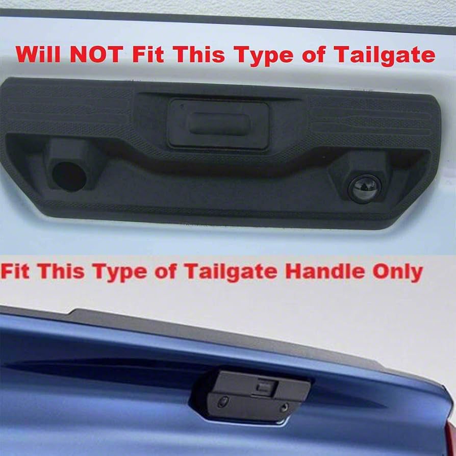 RestylingFactory Triple Chrome Door Handle + Tailgate Cover Set For 2014-2018 Chevy Silverado 1500