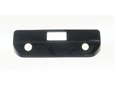 Tailgate Handle Cover; Gloss Black (19-21 Silverado 1500 w/ Backup Camera)