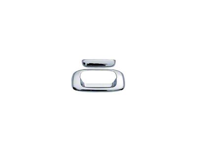 Tailgate Handle Cover with Backup Camera Opening; Chrome (15-18 Silverado 1500)