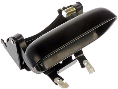 Tailgate Handle; Smooth Black (05-06 Silverado 1500)