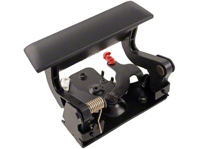 Tailgate Handle; Smooth Black (07-13 Silverado 1500 w/ Lockable Tailgate)