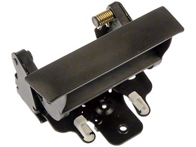 Tailgate Handle; Textured Black (07-13 Silverado 1500 w/o Lockable Tailgate)