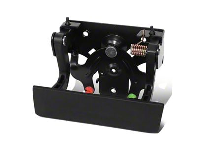 Tailgate Handle without Keyhole; Textured Black (07-13 Silverado 1500)