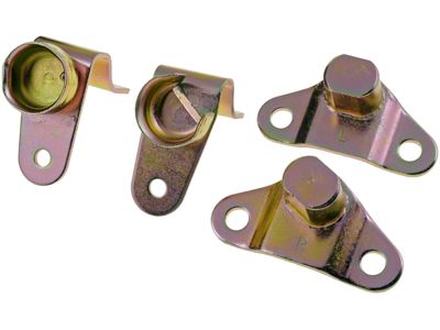 Tailgate Hinge Insert Kit; Left and Right (99-06 Silverado 1500)