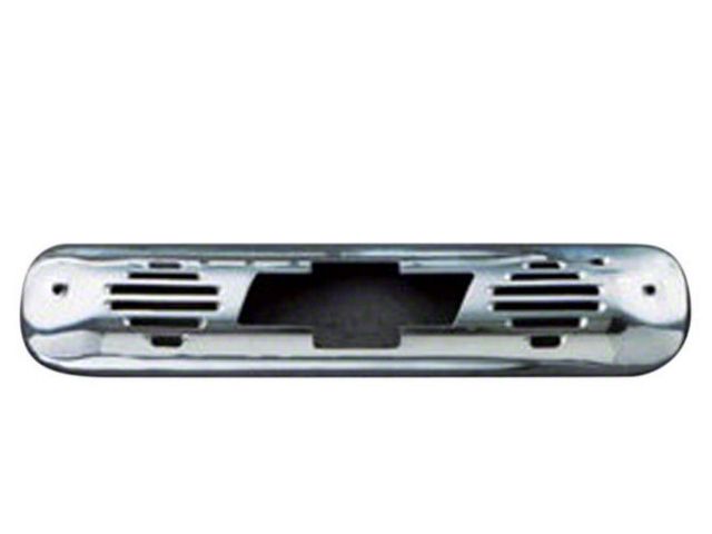 Third Brake Light Cover; Bowtie; Polished (99-07 Silverado 1500)