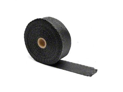 Titanium Exhaust Wrap; 2-Inch x 50-Foot; Black (Universal; Some Adaptation May Be Required)