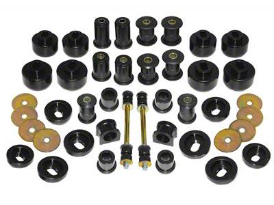 Total Bushing Kit; Black (99-06 2WD Silverado 1500)