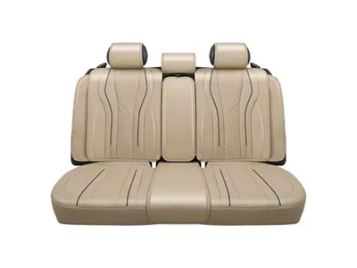 Touring Series Front and Rear Seat Covers; Beige (Universal; Some Adaptation May Be Required)