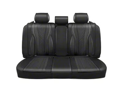 Touring Series Front and Rear Seat Covers; Black (Universal; Some Adaptation May Be Required)