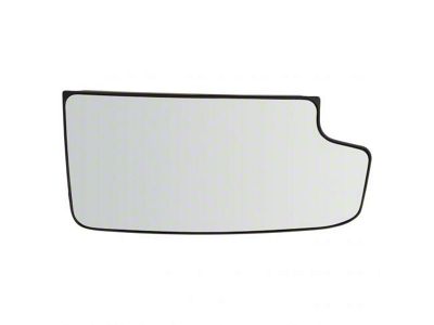 Towing Mirror Lower Glass with Backing Plate; Passenger Side (14-17 Silverado 1500)