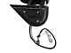 Powered Heated Manual Extendable Towing Mirrors with Smoked Turn Signals; Textured Black (07-13 Silverado 1500)