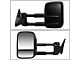 Towing Mirror; Manual; Black; Pair (99-06 Silverado 1500)