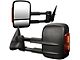 Towing Mirror; Powered; Heated; Amber Signal; Black; Pair (03-06 Silverado 1500)