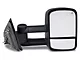 Towing Mirror; Powered; Heated; Black; Pair (14-17 Silverado 1500)