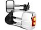 Towing Mirror; Powered; Heated; Amber Signal; Chrome; Pair (03-06 Silverado 1500)