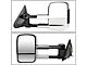 Towing Mirror; Powered; Heated; Smoked Amber LED Signal; Chrome; Pair (14-17 Silverado 1500)