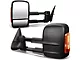Towing Mirror; Powered; Heated; Amber Signal; Black; Pair (99-02 Silverado 1500)